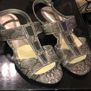 Circa JoanDavid Luxe~Elegant Snakeskin Women's Sandals~8M